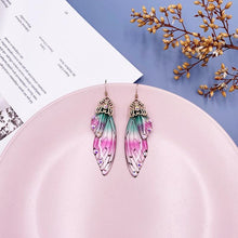 Load image into Gallery viewer, Women Handmade Magical Butterfly Simulation Wing Earrings freeshipping - Tyche Ace
