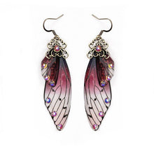 Load image into Gallery viewer, Women Handmade Magical Butterfly Simulation Wing Earrings freeshipping - Tyche Ace
