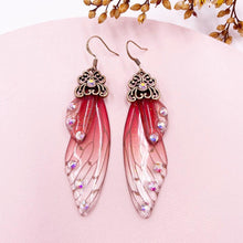 Load image into Gallery viewer, Women Handmade Magical Butterfly Simulation Wing Earrings freeshipping - Tyche Ace
