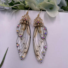 Load image into Gallery viewer, Women Handmade Magical Butterfly Simulation Wing Earrings freeshipping - Tyche Ace
