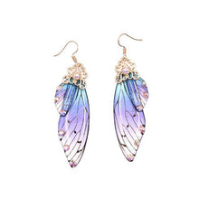 Load image into Gallery viewer, Women Handmade Magical Butterfly Simulation Wing Earrings freeshipping - Tyche Ace
