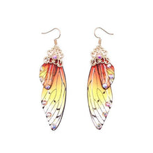 Load image into Gallery viewer, Women Handmade Magical Butterfly Simulation Wing Earrings freeshipping - Tyche Ace
