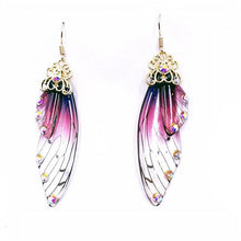 Load image into Gallery viewer, Women Handmade Magical Butterfly Simulation Wing Earrings freeshipping - Tyche Ace
