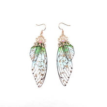 Load image into Gallery viewer, Women Handmade Magical Butterfly Simulation Wing Earrings freeshipping - Tyche Ace
