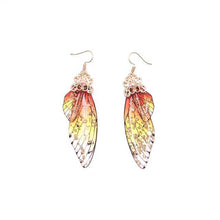 Load image into Gallery viewer, Women Handmade Magical Butterfly Simulation Wing Earrings freeshipping - Tyche Ace
