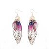 Women Handmade Magical Butterfly Simulation Wing Earrings freeshipping - Tyche Ace
