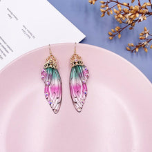 Load image into Gallery viewer, Women Handmade Magical Butterfly Simulation Wing Earrings freeshipping - Tyche Ace
