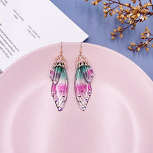 Load image into Gallery viewer, Women Handmade Magical Butterfly Simulation Wing Earrings freeshipping - Tyche Ace
