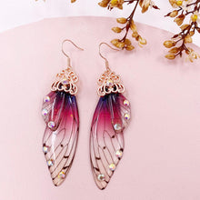 Load image into Gallery viewer, Women Handmade Magical Butterfly Simulation Wing Earrings freeshipping - Tyche Ace
