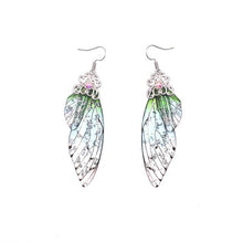 Load image into Gallery viewer, Women Handmade Magical Butterfly Simulation Wing Earrings freeshipping - Tyche Ace
