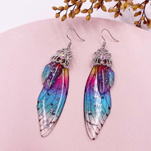 Load image into Gallery viewer, Women Handmade Magical Butterfly Simulation Wing Earrings freeshipping - Tyche Ace
