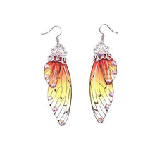 Load image into Gallery viewer, Women Handmade Magical Butterfly Simulation Wing Earrings freeshipping - Tyche Ace
