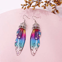 Load image into Gallery viewer, Women Handmade Magical Butterfly Simulation Wing Earrings freeshipping - Tyche Ace
