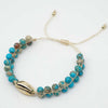 Women Handmade Miyuki Seeds Beads Shell Design Charm Bracelet Set freeshipping - Tyche Ace