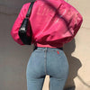 Women High Waist Stretch Skinny Washed Denim Jeans freeshipping - Tyche Ace