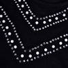 Women Hollow Out Rhinestone Long Sleeve Slim Fit Tops freeshipping - Tyche Ace