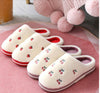 Women Indoor Warm Plush Embroidered Fruit Soft Non-slip Slippers freeshipping - Tyche Ace