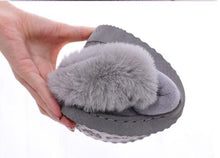 Load image into Gallery viewer, Women Indoor Warm Winter Cotton Rabbit Ear Plush Slippers freeshipping - Tyche Ace
