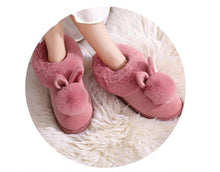 Load image into Gallery viewer, Women Indoor Warm Winter Cotton Rabbit Ear Plush Slippers freeshipping - Tyche Ace
