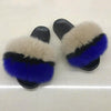 Women Indoor/Outdoor Faux Fur Fluffy Comfortable  Flip Flops freeshipping - Tyche Ace
