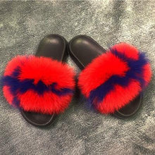 Load image into Gallery viewer, Women indoor/outdoor Luxury Plush Fluffy Faux Fur  Flip Flop Slippers freeshipping - Tyche Ace
