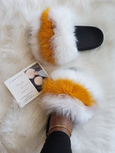 Load image into Gallery viewer, Women indoor/outdoor Luxury Plush Fluffy Faux Fur  Flip Flop Slippers freeshipping - Tyche Ace
