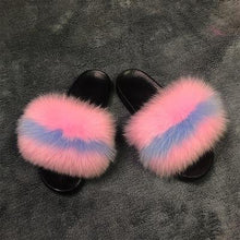 Load image into Gallery viewer, Women indoor/outdoor Luxury Plush Fluffy Faux Fur  Flip Flop Slippers freeshipping - Tyche Ace
