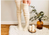 Women Winter Knitted Thigh High Long Socks freeshipping - Tyche Ace
