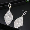 Women Large Rhinestone Teardrop Shape Crystal Earrings freeshipping - Tyche Ace