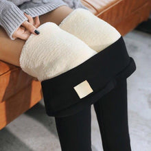 Load image into Gallery viewer, Women Large Size Winter High Waist Velvet Ankle-Length Stepped Foot Leggings freeshipping - Tyche Ace
