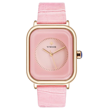 Load image into Gallery viewer, Women Leather Rectangle Minimalist  Quartz Wrist Watches freeshipping - Tyche Ace
