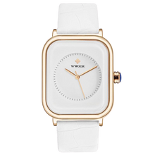 Load image into Gallery viewer, Women Leather Rectangle Minimalist  Quartz Wrist Watches freeshipping - Tyche Ace
