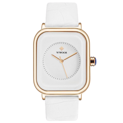 Women Leather Rectangle Minimalist  Quartz Wrist Watches freeshipping - Tyche Ace
