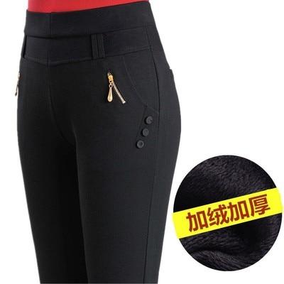 Women Long Loose High Waist Stretchy Trousers freeshipping - Tyche Ace