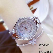 Load image into Gallery viewer, Women  Luxury Brand Diamond Quartz Ladies Wrist Watches freeshipping - Tyche Ace
