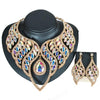 Women Luxury Fashion Waterdrop Crystal Necklace Earrings Set freeshipping - Tyche Ace