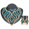 Women Luxury Fashion Waterdrop Crystal Necklace Earrings Set freeshipping - Tyche Ace