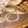 Women Luxury Flower Zircon Adjustable Bracelet freeshipping - Tyche Ace
