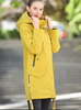 Women Luxury Sustans Fibre Technology Windproof Long Hooded Jacket freeshipping - Tyche Ace
