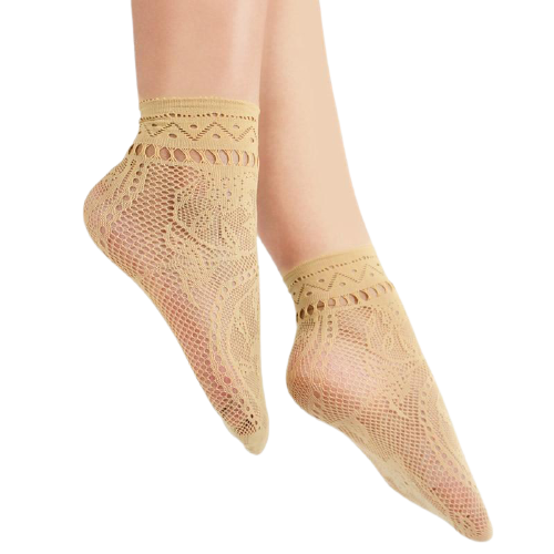 Women Mesh Silk Ultra-Thin Transparent Nylon Lace Socks freeshipping - Tyche Ace