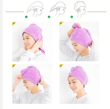 Load image into Gallery viewer, Women Microfibre  Ultra-Absorbent Quick Drying Hair Towel freeshipping - Tyche Ace
