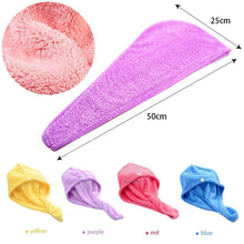 Load image into Gallery viewer, Women Microfibre  Ultra-Absorbent Quick Drying Hair Towel freeshipping - Tyche Ace
