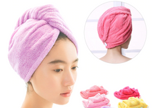 Load image into Gallery viewer, Women Microfibre  Ultra-Absorbent Quick Drying Hair Towel freeshipping - Tyche Ace
