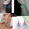 Women Multi Colour Cubic Zirconia Stud Earrings freeshipping - Tyche Ace