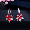 Women Multi Colour Cubic Zirconia Stud Earrings freeshipping - Tyche Ace