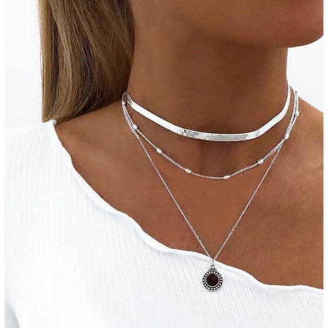 Women Multi Layer Long Necklaces & Pearl Chokers freeshipping - Tyche Ace