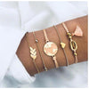 Women Multi-layers Gold Silver Colour Beads Sequins Set Bracelets freeshipping - Tyche Ace