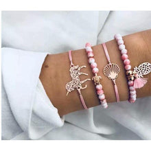 Load image into Gallery viewer, Women Multi-layers Gold Silver Colour Beads Sequins Set Bracelets freeshipping - Tyche Ace
