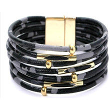 Load image into Gallery viewer, Women Multi-layers Gold Silver Colour Beads Sequins Set Bracelets freeshipping - Tyche Ace
