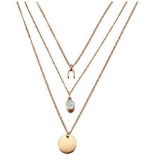 Load image into Gallery viewer, Women Multilayer Crystal Moon Necklaces, Pendants and Vintage Charm Gold Chokers freeshipping - Tyche Ace
